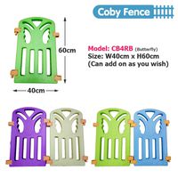 Extension Coby Haus Safety Play Fences - Mini Pack 2 Panel - Butterfly