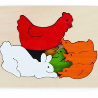 Hape Chickens & Friends Puzzle
