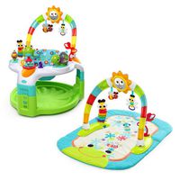 Bright Starts 2-in-1 Laugh & Lights Activity Gym & Saucer