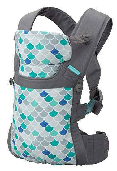 Infantino Gather Practical Wrap and Baby Carrier - Scallop Pattern