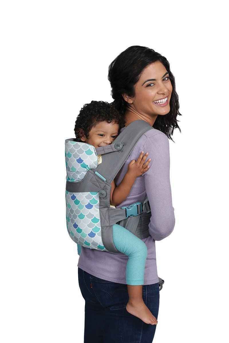 Infantino Gather Practical Wrap and Baby Carrier - Scallop Pattern