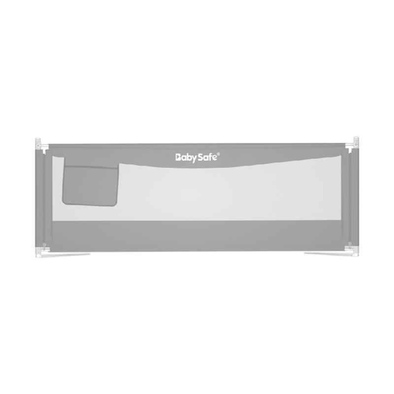 Babysafe Slide Down Bed Rail 180 cm - Grey