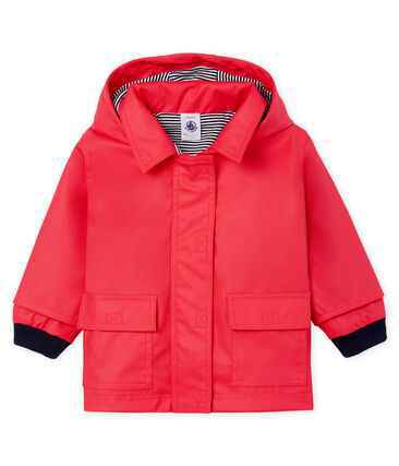 Petit Bateau - Kids Iconic Raincoat - Red (3 Years Old)
