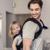 BabyBjorn Baby Carrier We - Black - Cotton Mix
