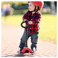 Mini Micro 3 in 1 Deluxe Scooter - Red