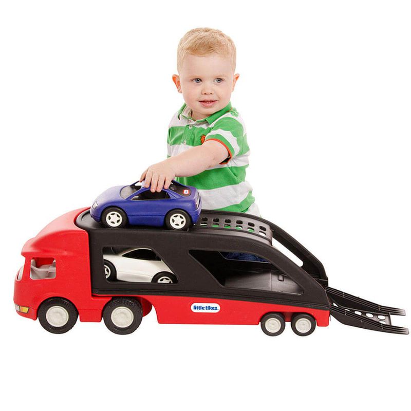 little tikes truck with cars