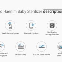Haenim UV Sterilizer & Dryer 3rd Gen - Metallic Silver