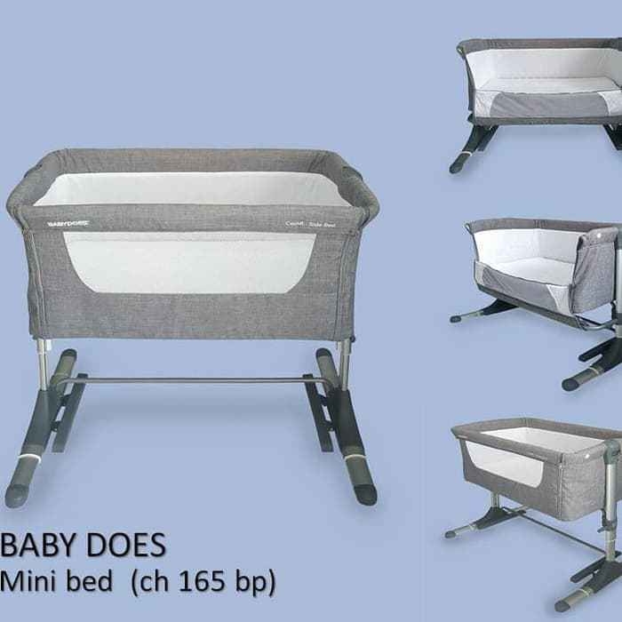 Babydoes Mini Bed CH 165 BP - Grey